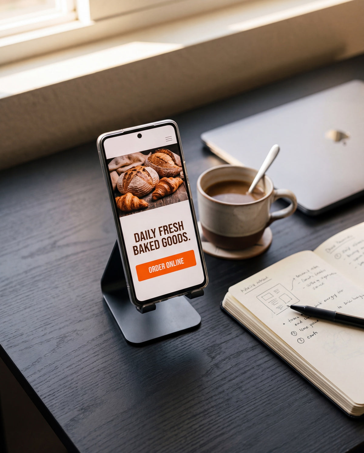 Landing page – 50% deposit